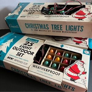 Grants Christmas Tree Lights Outdoor Set of 3